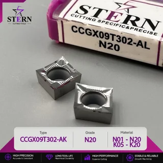 اینسرت تراشکاری STERN مدل CCGX09T302 مخصوص آلومینیوم