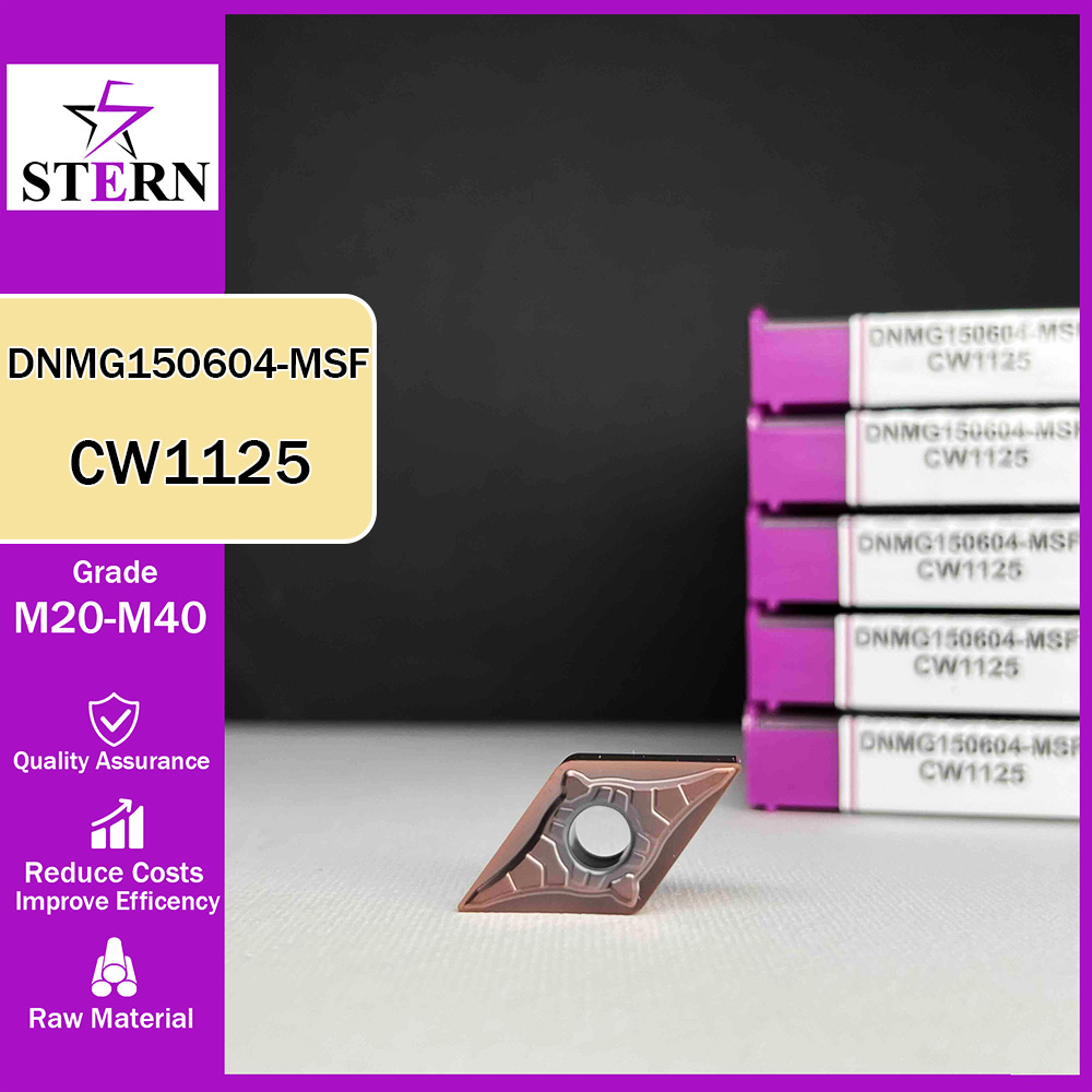 اینسرت تراشکاری استیل STERN مدل DNMG150604 گرید CW1125