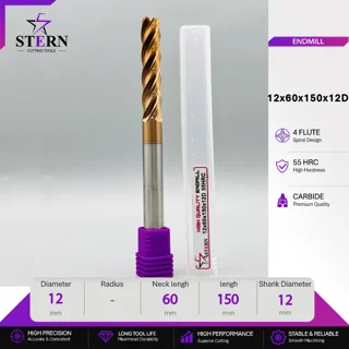 فرز انگشتی کارباید چهارپر STERN 12*60*150*12D