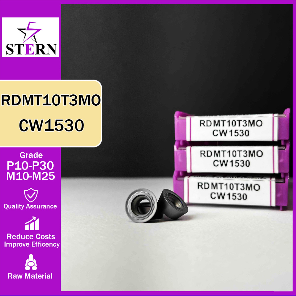 اینسرت فرزکاری فولادواستیل STERN مدل RDMT1003 گرید CW1530
