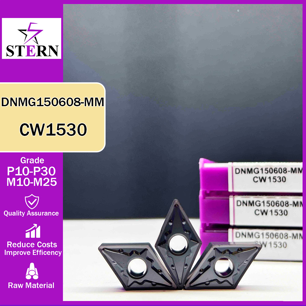 اینسرت تراشکاری فولادواستیلSTERN مدل  DNMG150608 گرید CW1530