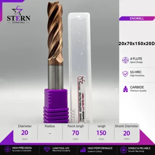 فرز انگشتی کارباید چهارپر STERN 20*70*150*20D