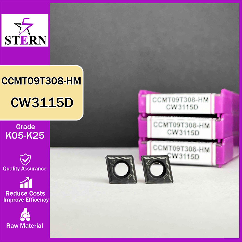 اینسرت تراشکاری چدن STERN مدل CCMT09T308-HM گرید CW3115D