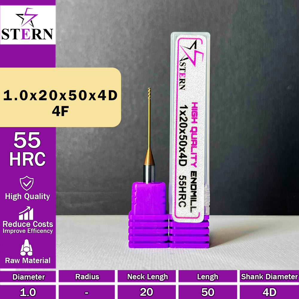فرزانگشتی کارباید چهارپر  STERN 1*20*50*4D