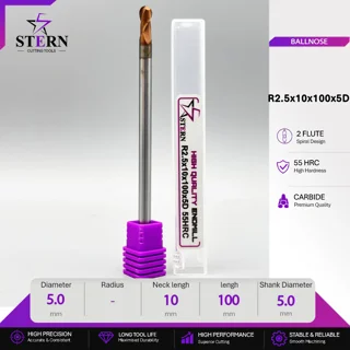 فرزانگشتی کارباید بالنوز دوپر R2.5*10*100*5D STERN