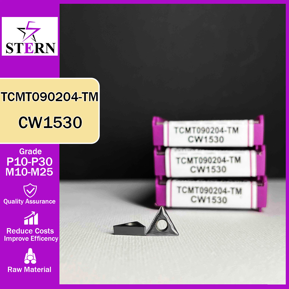 اینسرت تراشکاری فولادواستیل STERN مدل TCMT09T304-TM گرید CW1530