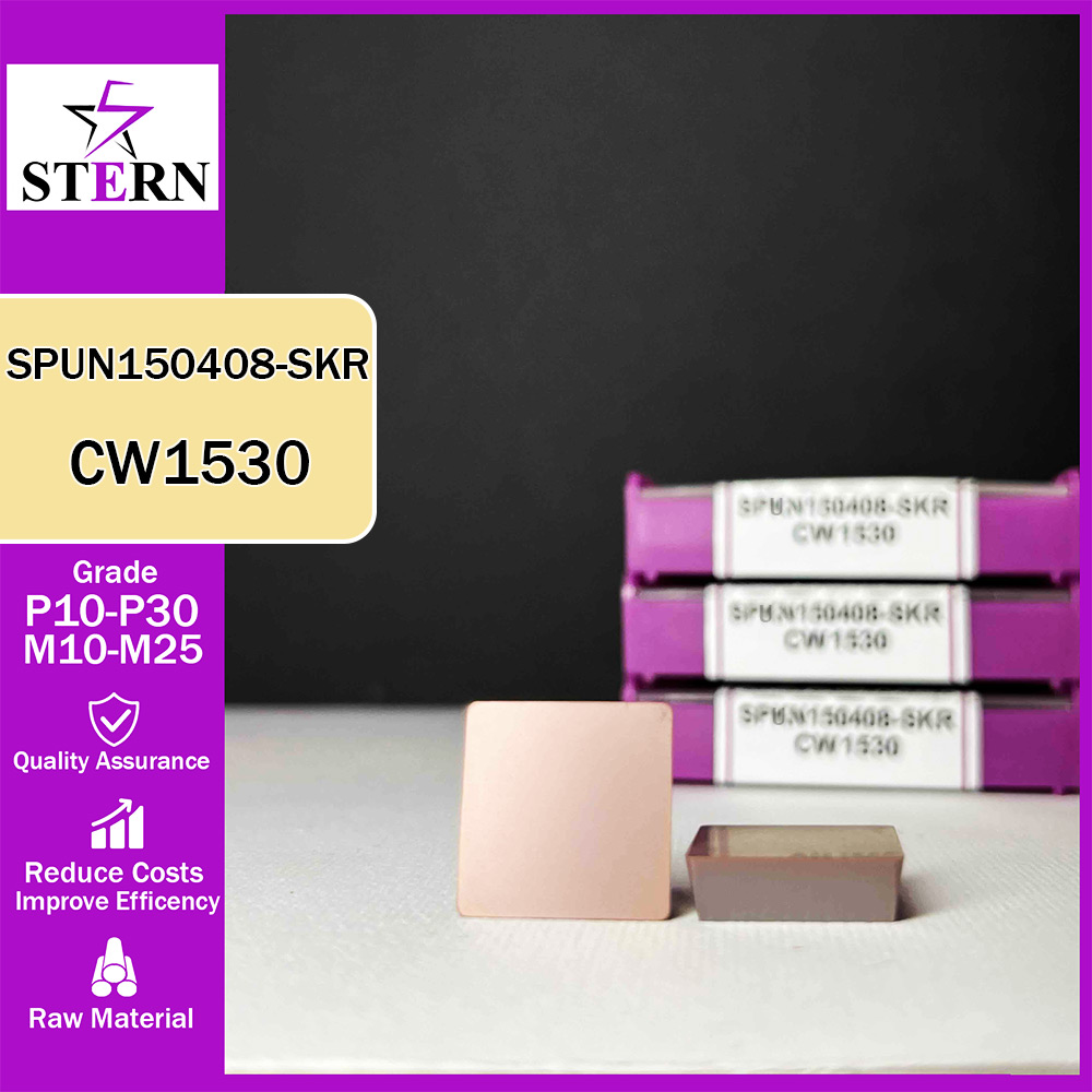 اینسرت فرزکاری فولادواستیل STERN مدل SPUN150608 مدل CW1530
