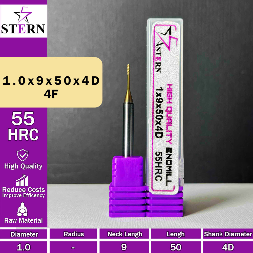 فرزانگشتی کارباید چهارپر  STERN 1*9*50*4D