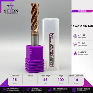 فرز انگشتی کارباید چهارپر STERN 13*45*100*14D