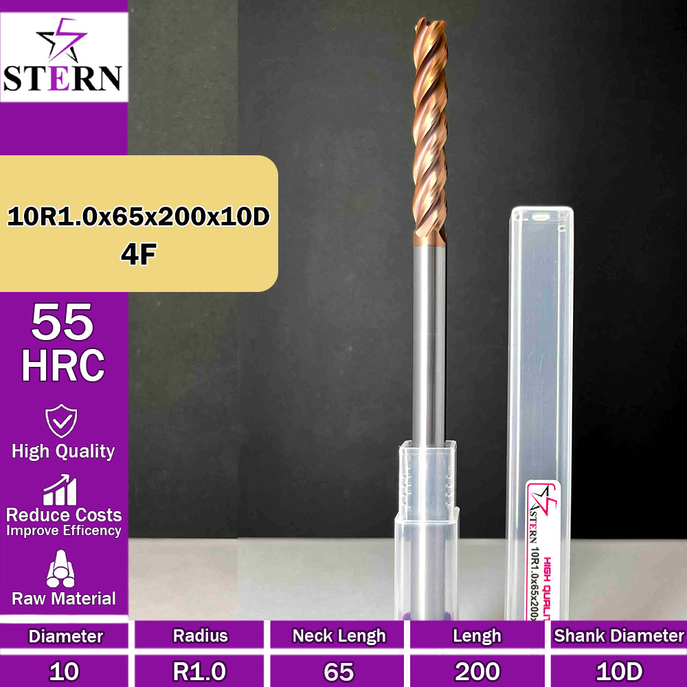 فرز کاباید تیپ ردیوس 10R1.0*60*200*10D STERN