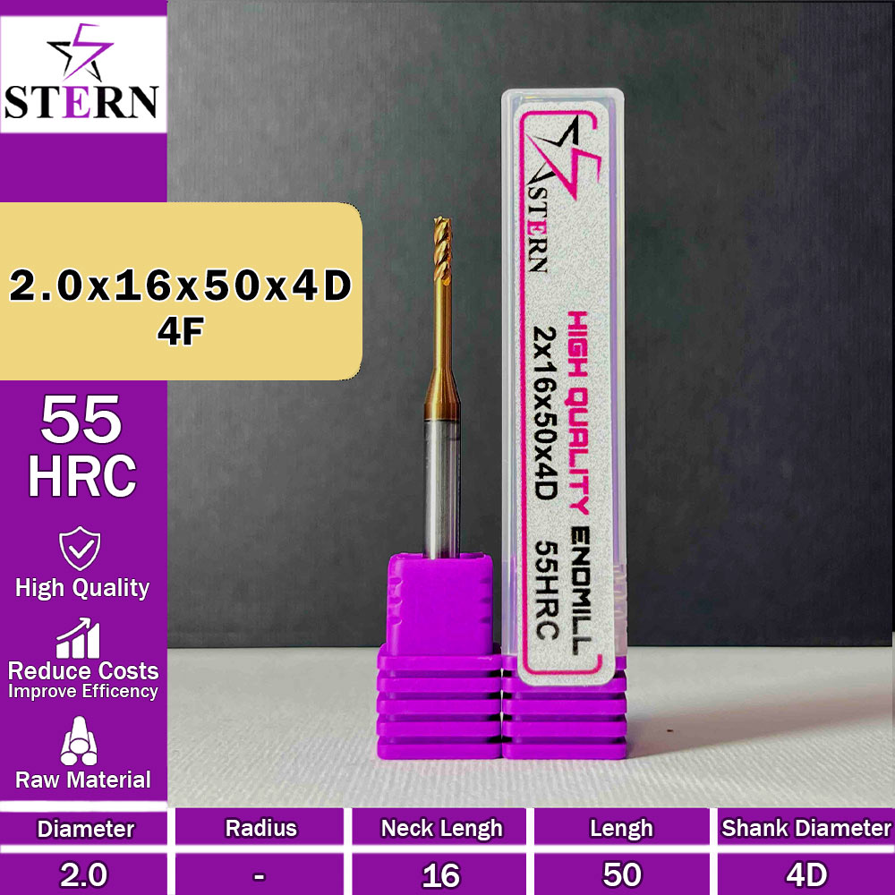 فرزانگشتی کارباید چهارپر STERN 2*20*50*4D