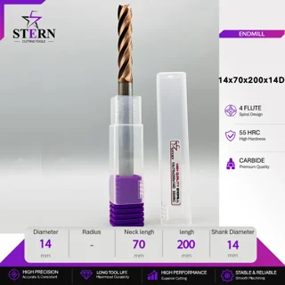 فرز انگشتی کارباید چهارپر STERN 14*70*200*14D