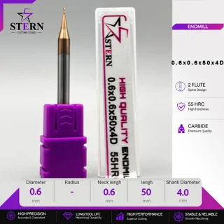 فرز انگشتی کارباید اعشاری STERN 0.6*1.8*50*4D